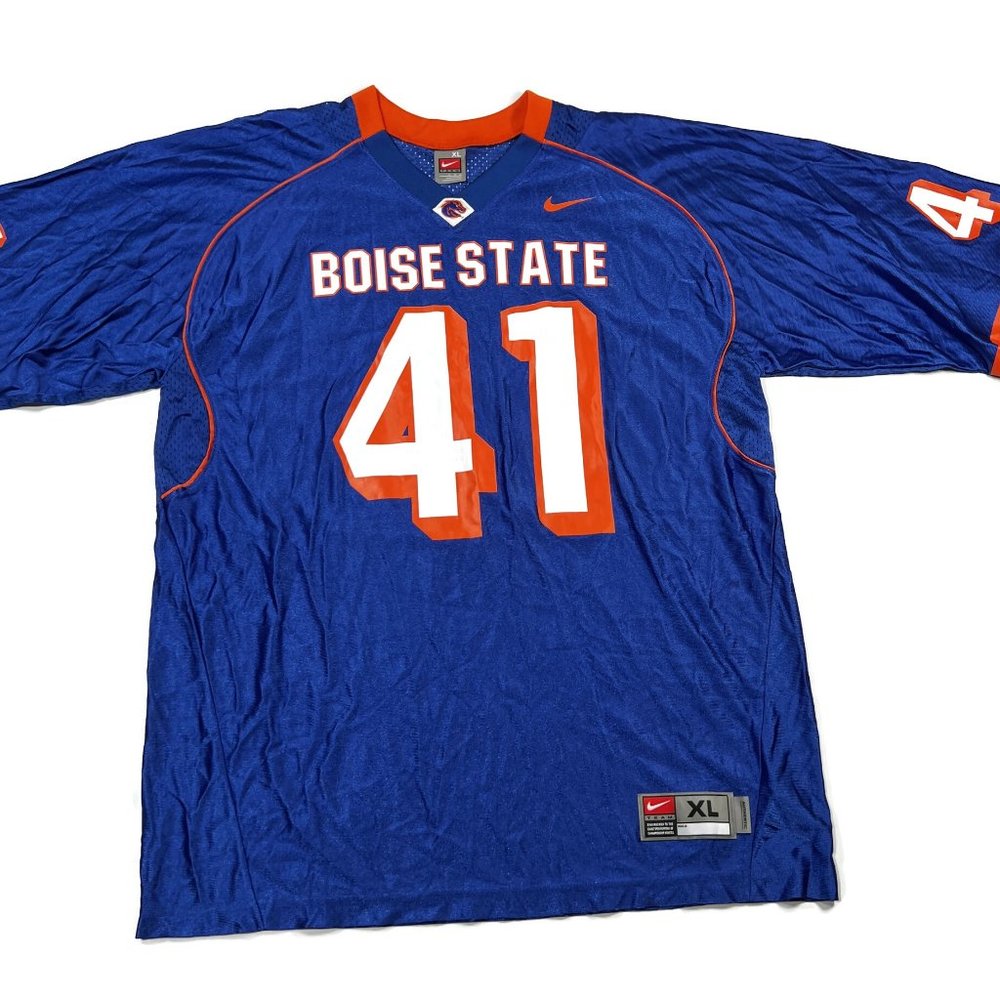 Nike Boise State Broncos Football Jersey Mens XL Blue #41 NCAA